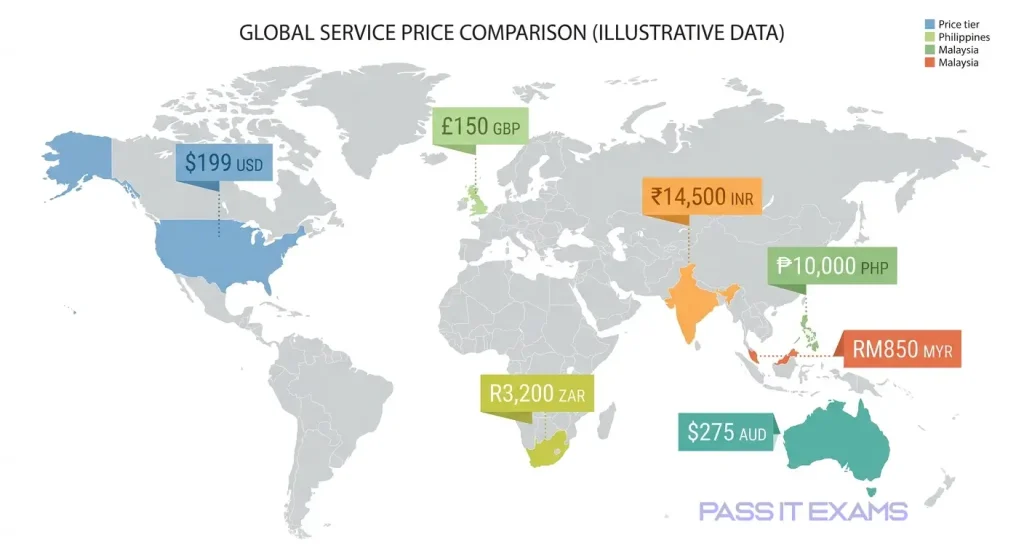 CCNP Exam Cost in 2026: A Complete Breakdown for Candidates 3 CCNP Exam Cost by Country - PassITExams 2026