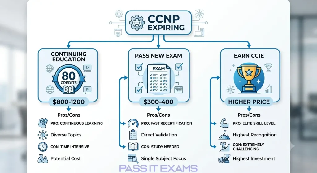 CCNP Exam Cost in 2026: A Complete Breakdown for Candidates 9 How Much Does CCNP Recertification Cost?