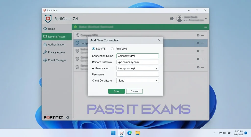 How to Install FortiClient (Fortinet) on Windows, macOS & Linux – Complete Step-by-Step Guide 2026 15 Pass IT Exams - Valid & Authentic Exam Dumps 2026