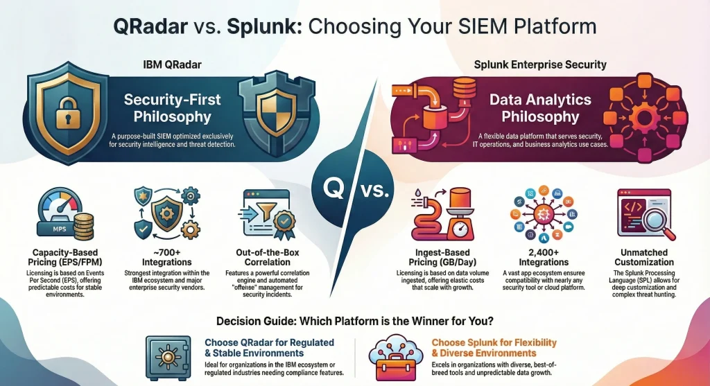 Siem Types IBM QRadar Vs. Splunk: The Ultimate SIEM Comparison For Modern Security ...