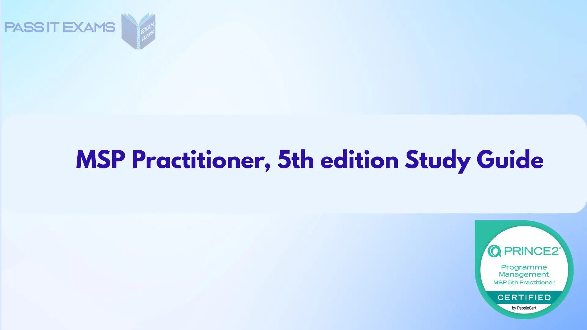 Msp 5th Ed.pdf MSP Practitioner 5th Ed Study Guide | Pass First Time