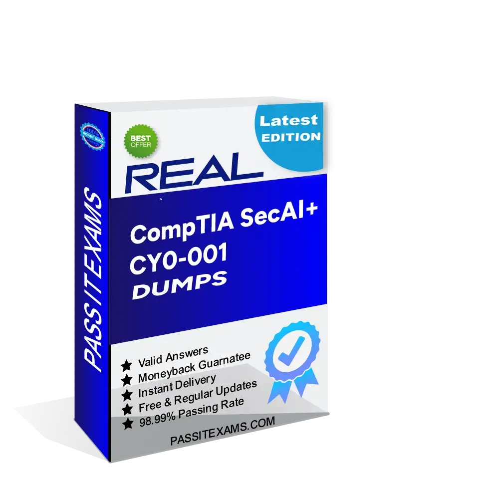 CY0-001 Dumps | CompTIA SecAI+ Exam Questions & Practice Test | PassITExams 1 cy0-001 dumps
