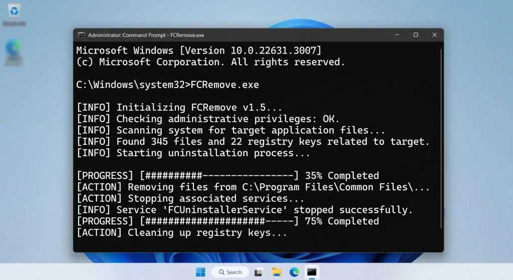 How to Completely Uninstall FortiClient (Fortinet) on Windows, macOS, Linux, iOS, Android & ChromeOS – Step-by-Step Guide 4 Force-Uninstall Utility (FCRemove.exe)