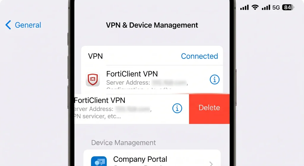 How to Completely Uninstall FortiClient (Fortinet) on Windows, macOS, Linux, iOS, Android & ChromeOS – Step-by-Step Guide 7 Uninstalling FortiClient on iOS / iPadOS