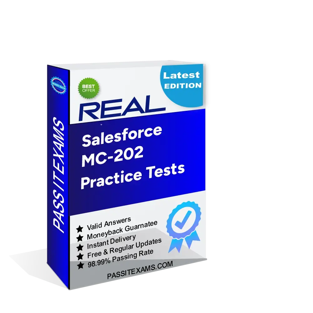 MC-202 Practice Test | Salesforce Certified Marketing Cloud Engagement Specialist Exam Questions 1 MC-202 Practice Test | Pass Salesforce Marketing Cloud Exam