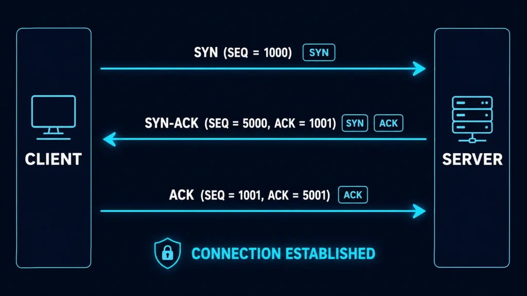 Understanding TCP/IP Handshakes for Security Professionals 1 Step-by-Step: How the TCP Three-Way Handshake Works