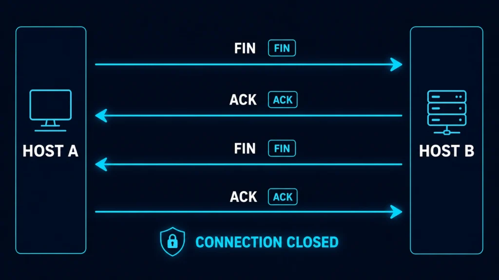Understanding TCP/IP Handshakes for Security Professionals 3 Connection Termination: The Four-Way Handshake