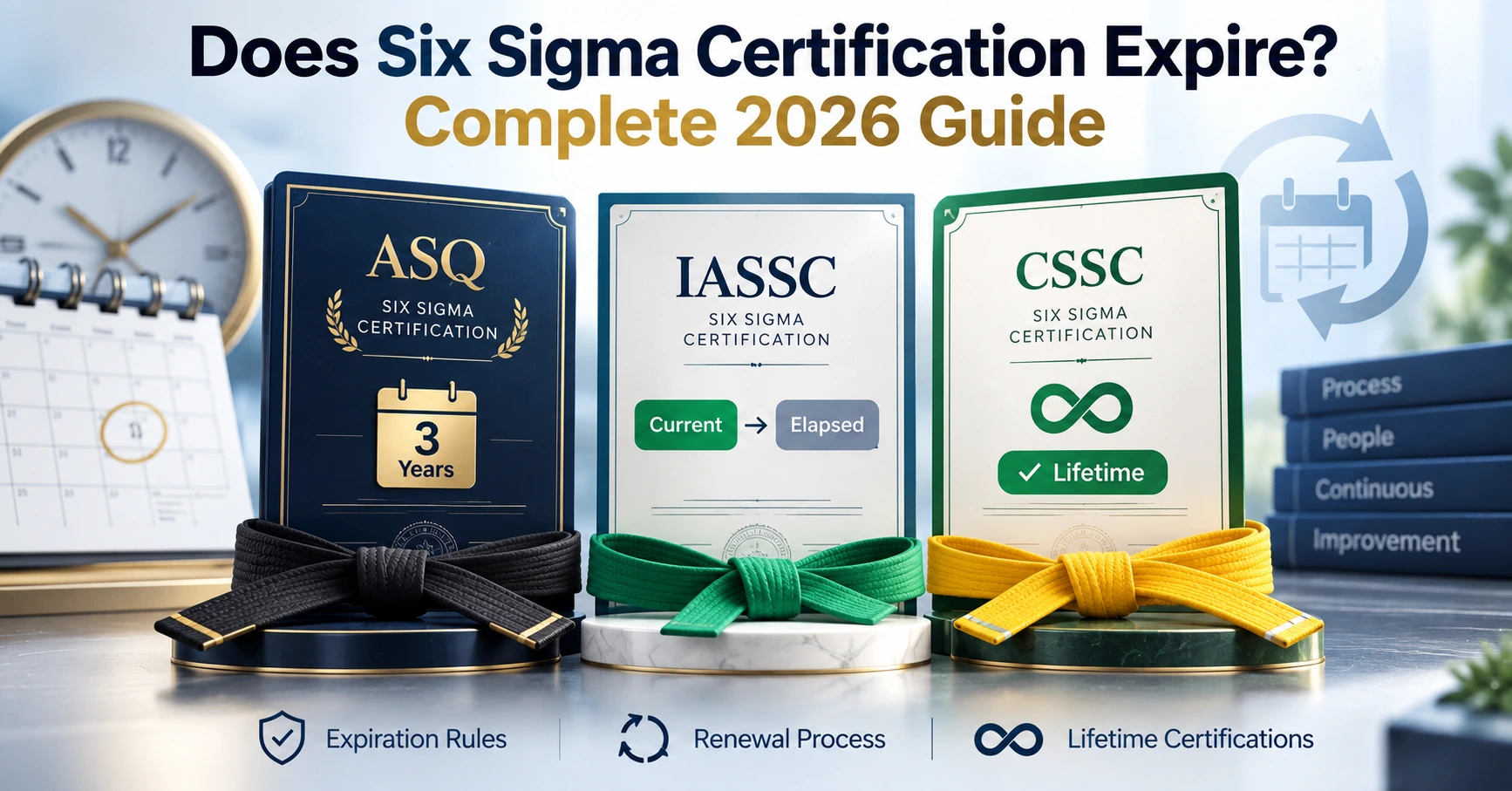 Does Six Sigma certification expire Does Six Sigma Certification Expire?