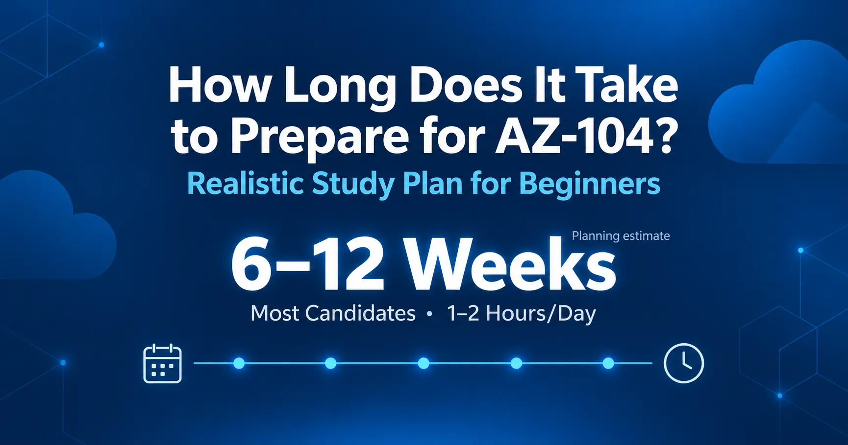 How Long Does It Take to Prepare for AZ-104? Realistic Study Plan for Beginners (2026)