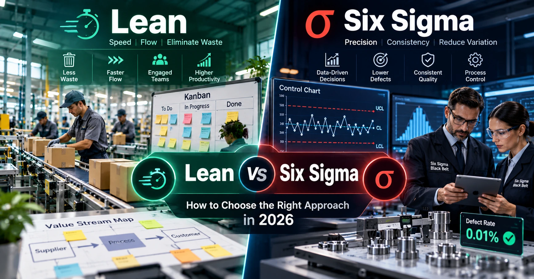 Lean vs Six Sigma: How to Choose the Right Approach