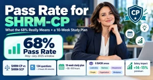 What Is the SHRM-CP Pass Rate? 68% + How to Beat It