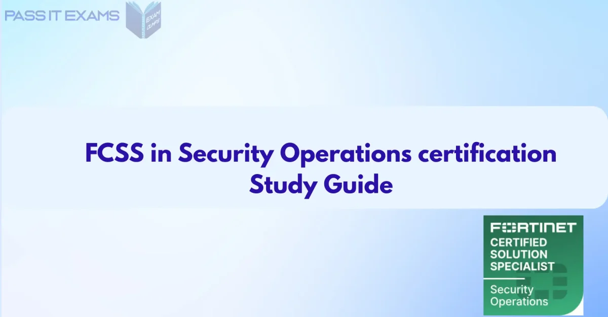 Pass FCSS_SOC_AN-7.4: FCSS Security Operations Study Guide