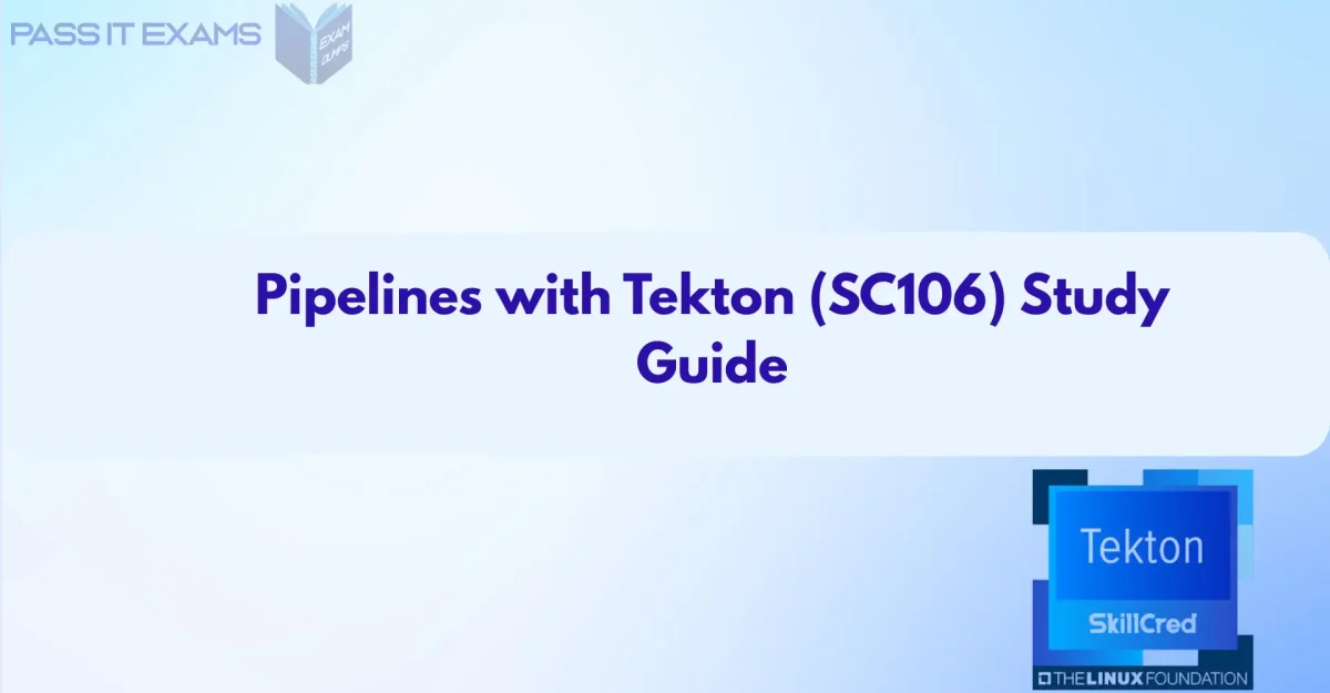 Pipelines With Tekton SC106: Ace Your Kubernetes CI/CD
